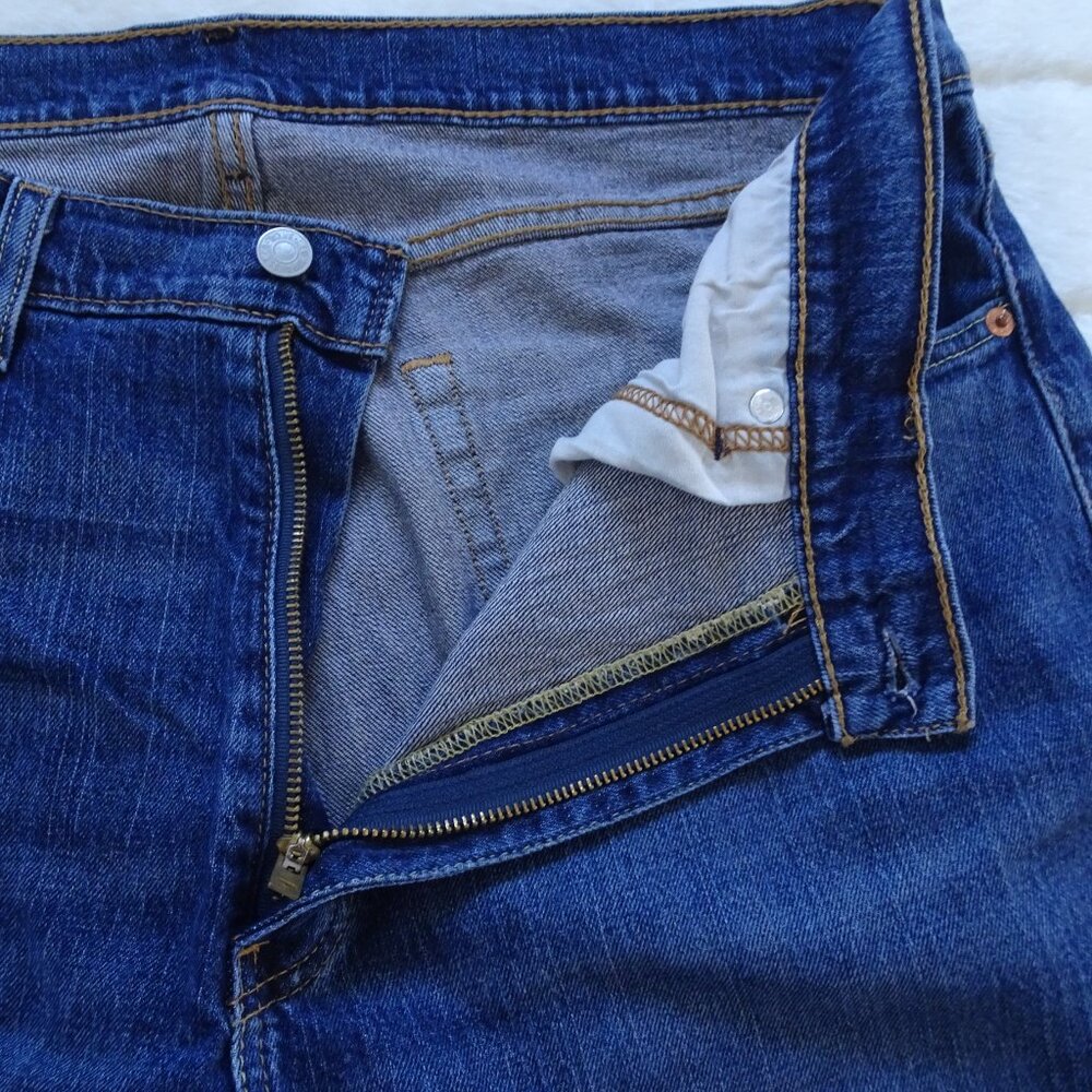 Levi's Men's Jeans 505 W36 L32 Relaxed Blue - Picture 7 of 8